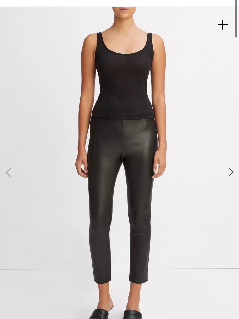 Vince Black Leather Pants